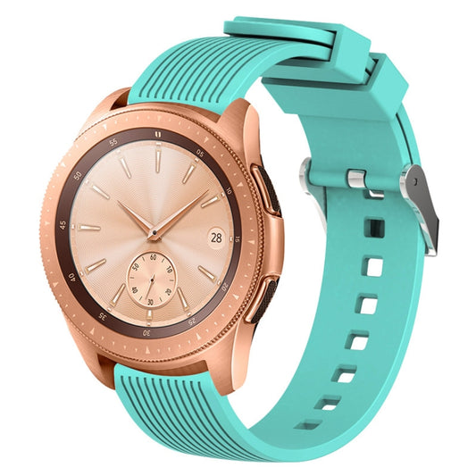 Vertical Grain Watch Band for Galaxy Watch 42mm(Mint Green) - Watch Bands by buy2fix | Online Shopping UK | buy2fix