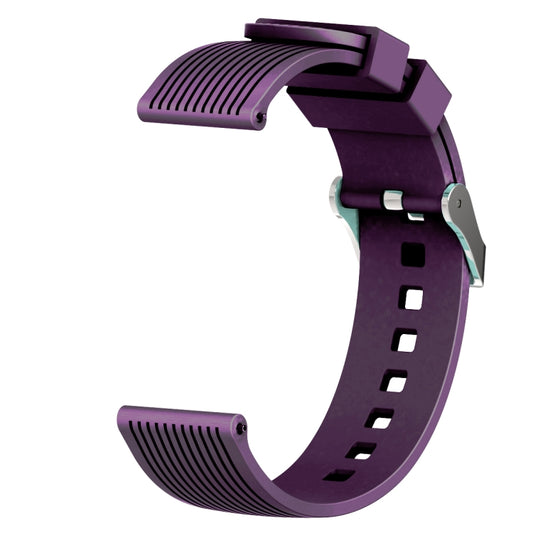 Vertical Grain Watch Band for Galaxy Watch 42mm(Purple) - Watch Bands by buy2fix | Online Shopping UK | buy2fix