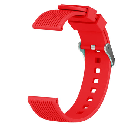 Vertical Grain Watch Band for Galaxy Watch 42mm(Red) - Watch Bands by buy2fix | Online Shopping UK | buy2fix