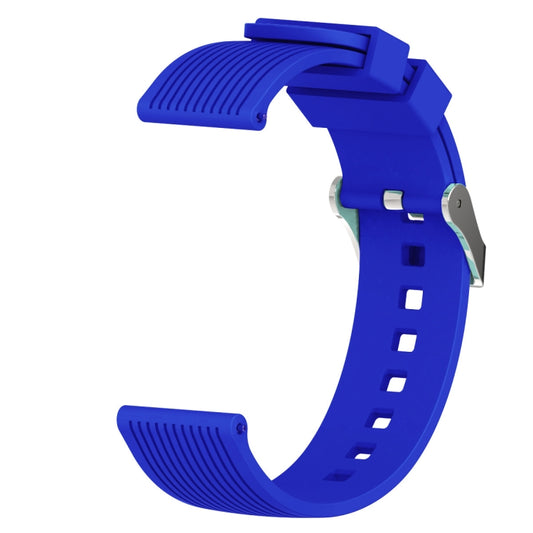 Vertical Grain Watch Band for Galaxy Watch 42mm(Sapphire Blue) - Watch Bands by buy2fix | Online Shopping UK | buy2fix