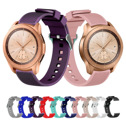 Vertical Grain Watch Band for Galaxy Watch 42mm(Pink) - Watch Bands by buy2fix | Online Shopping UK | buy2fix