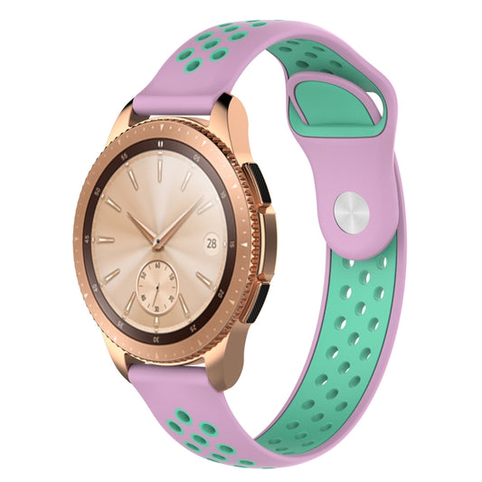 Double Color Watch Band for Galaxy Watch 42mm(Pink) - Watch Bands by buy2fix | Online Shopping UK | buy2fix