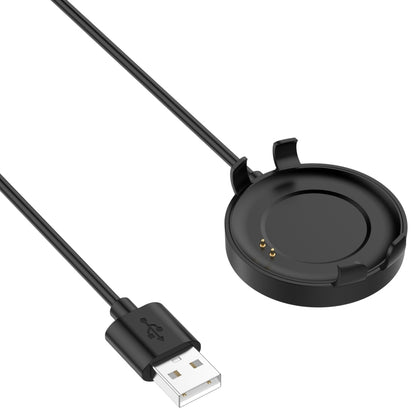For Ticwatch GTK Magnetic Cradle Charger USB Charging Cable, Lenght: 1m (Black) - Charger by buy2fix | Online Shopping UK | buy2fix