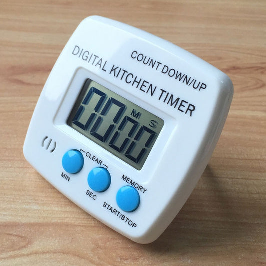 Kitchen Timer Digital Electronic Loud Alarm Magnetic Backing With Holder for Cooking Baking Sports Games Office(Blue) - Digital Countdown by buy2fix | Online Shopping UK | buy2fix