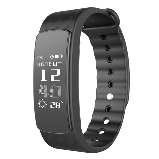 IWOWN i3 HR 0.96 inch OLED Display Bluetooth 4.0 Smart Bracelet, Support Call / Message Display,Time Display, Heart Rate Monitor, Sleep Management, Pedometer, Sedentary Reminder, Compatible with Android and iOS Phones (Black) - Smart Wristbands by buy2fix | Online Shopping UK | buy2fix
