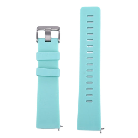 For Fitbit Versa / Versa 2 Simple Fashion Silicone Watch Band(Green) - Watch Bands by buy2fix | Online Shopping UK | buy2fix