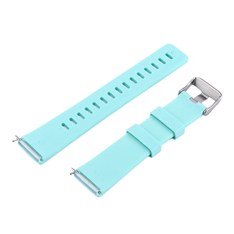 For Fitbit Versa / Versa 2 Simple Fashion Silicone Watch Band(Green) - Watch Bands by buy2fix | Online Shopping UK | buy2fix