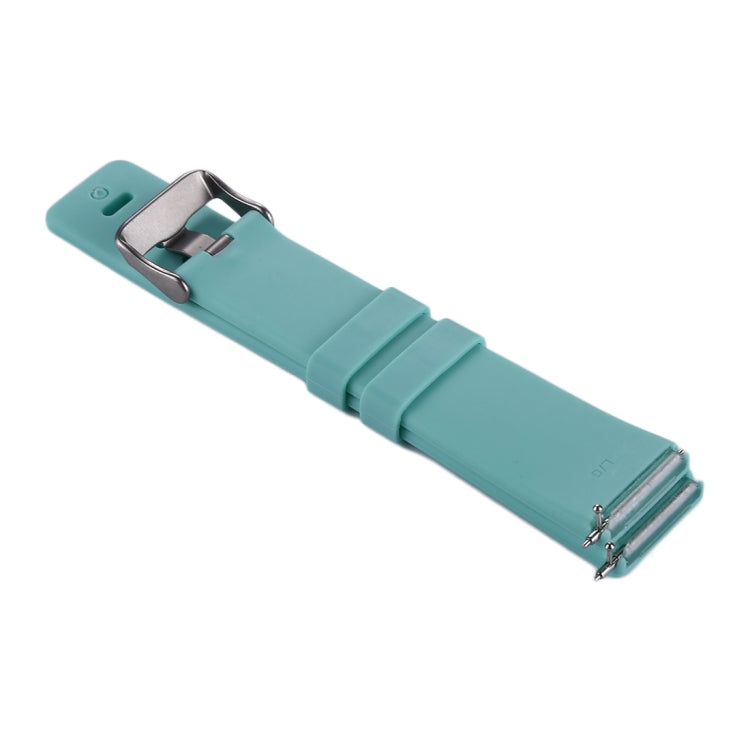 For Fitbit Versa / Versa 2 Simple Fashion Silicone Watch Band(Green) - Watch Bands by buy2fix | Online Shopping UK | buy2fix