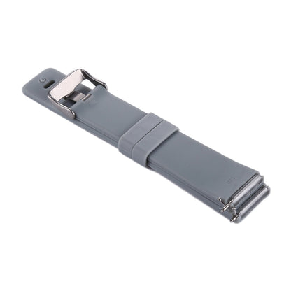 For Fitbit Versa / Versa 2 Simple Fashion Silicone Watch Band(Grey) - Watch Bands by buy2fix | Online Shopping UK | buy2fix