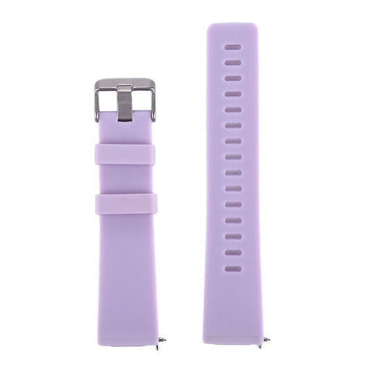 For Fitbit Versa / Versa 2 Simple Fashion Silicone Watch Band(Light Pink) - Watch Bands by buy2fix | Online Shopping UK | buy2fix