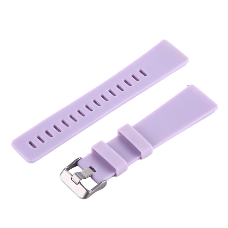 For Fitbit Versa / Versa 2 Simple Fashion Silicone Watch Band(Light Pink) - Watch Bands by buy2fix | Online Shopping UK | buy2fix