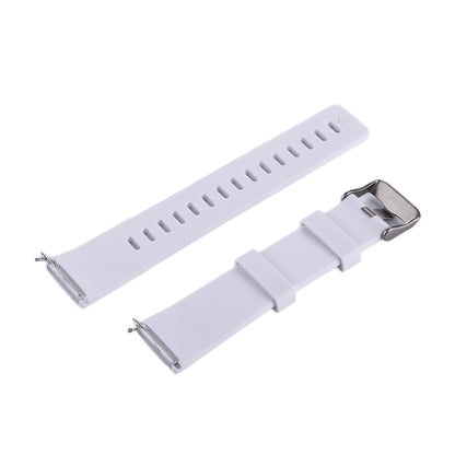 For Fitbit Versa / Versa 2 Simple Fashion Silicone Watch Band(White) - Watch Bands by buy2fix | Online Shopping UK | buy2fix
