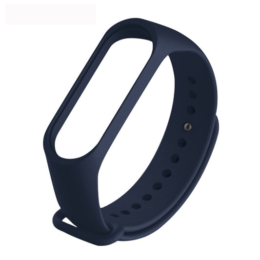 Pure Color Soft TPU  Watch Bands for Xiaomi Mi Band 4, Host Not Included(Blue) - Watch Bands by buy2fix | Online Shopping UK | buy2fix