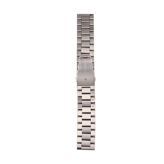 For Samsung Gear S3 Classic Smart Watch Butterfly Buckle 3 Beads Stainless Steel Watchband(Silver) - Watch Bands by buy2fix | Online Shopping UK | buy2fix