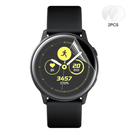 2 PCS ENKAY Hat-Prince Full Screen Coverage Without Warping Edge TPU Soft Film for Galaxy Watch Active - Screen Protector by buy2fix | Online Shopping UK | buy2fix