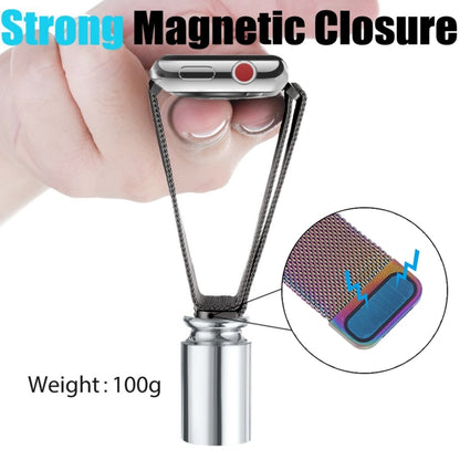 Milanese Loop Magnetic Stainless Steel Watch Band for Apple Watch Series 7 41mm / 6 & SE & 5 & 4 40mm / 3 & 2 & 1 38mm(Colour) by buy2fix