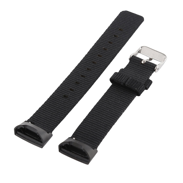 Nylon Watch Band for Fitbit Charge 3(Black) - Watch Bands by buy2fix | Online Shopping UK | buy2fix