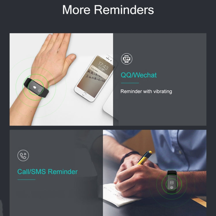 TLW B3 Fitness Tracker 0.66 inch OLED Screen Wristband Smart Bracelet, IP67 Waterproof, Support Sports Mode / Continuous Heart Rate Monitor / Sleep Monitor / Information Reminder(Red) by buy2fix