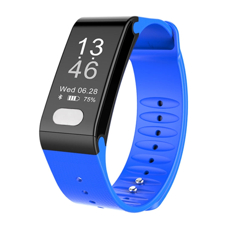 TLW T6 Fitness Tracker 0.96 inch OLED Display Wristband Smart Bracelet, Support Sports Mode / ECG / Heart Rate Monitor / Blood Pressure / Sleep Monitor (Blue) by buy2fix