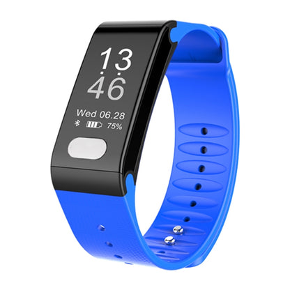 TLW T6 Fitness Tracker 0.96 inch OLED Display Wristband Smart Bracelet, Support Sports Mode / ECG / Heart Rate Monitor / Blood Pressure / Sleep Monitor (Blue) by buy2fix