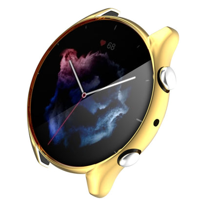 For Amazfit GTR 3 / GTR 3 Pro Full Coverage TPU Electroplating Watch Case(Gold) - Watch Cases by buy2fix | Online Shopping UK | buy2fix