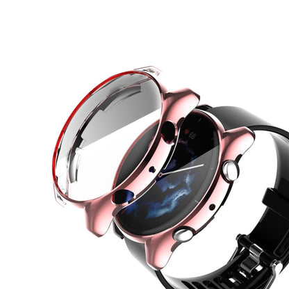 For Amazfit GTR 3 / GTR 3 Pro Full Coverage TPU Electroplating Watch Case(Rose Pink) - Watch Cases by buy2fix | Online Shopping UK | buy2fix