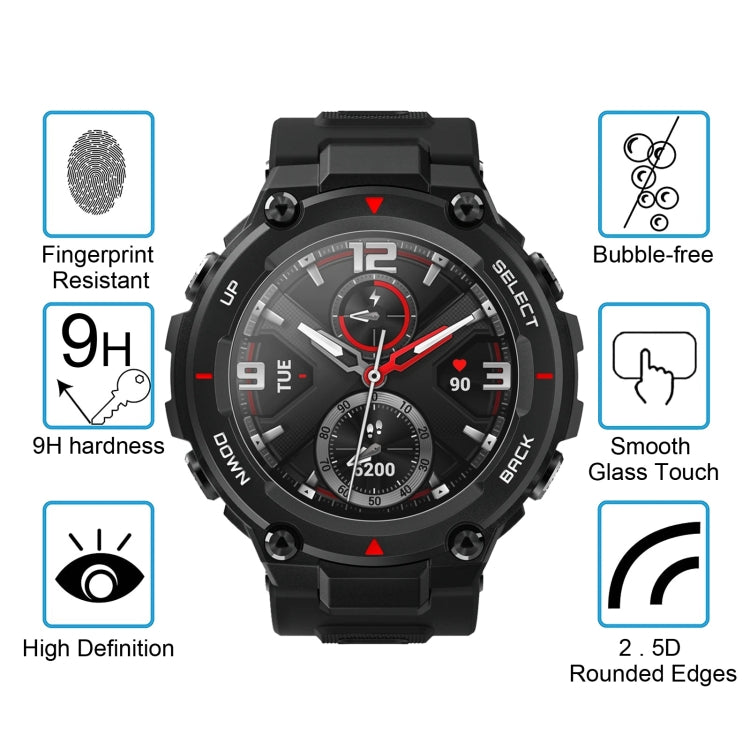For Huami Amazfit T-Rex 0.26mm 2.5D 9H Tempered Glass Film Screen Protector - Screen Protector by buy2fix | Online Shopping UK | buy2fix