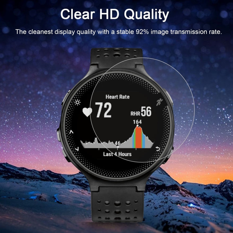 For Garmin Forerunner 235 Lite 0.26mm 2.5D 9H Tempered Glass Film Screen Protector - Screen Protector by buy2fix | Online Shopping UK | buy2fix