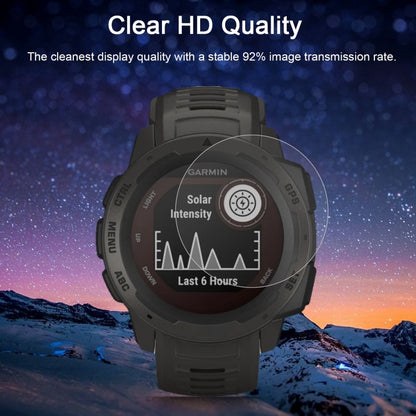 For Garmin Instinct 0.26mm 2.5D 9H Tempered Glass Film Screen Protector - Screen Protector by buy2fix | Online Shopping UK | buy2fix