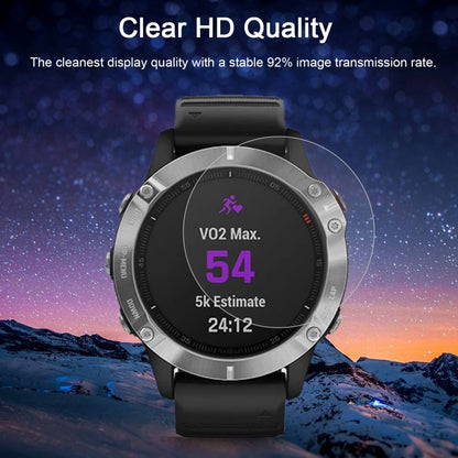 For Garmin Fenix 6 0.26mm 2.5D 9H Tempered Glass Film Screen Protector - Screen Protector by buy2fix | Online Shopping UK | buy2fix