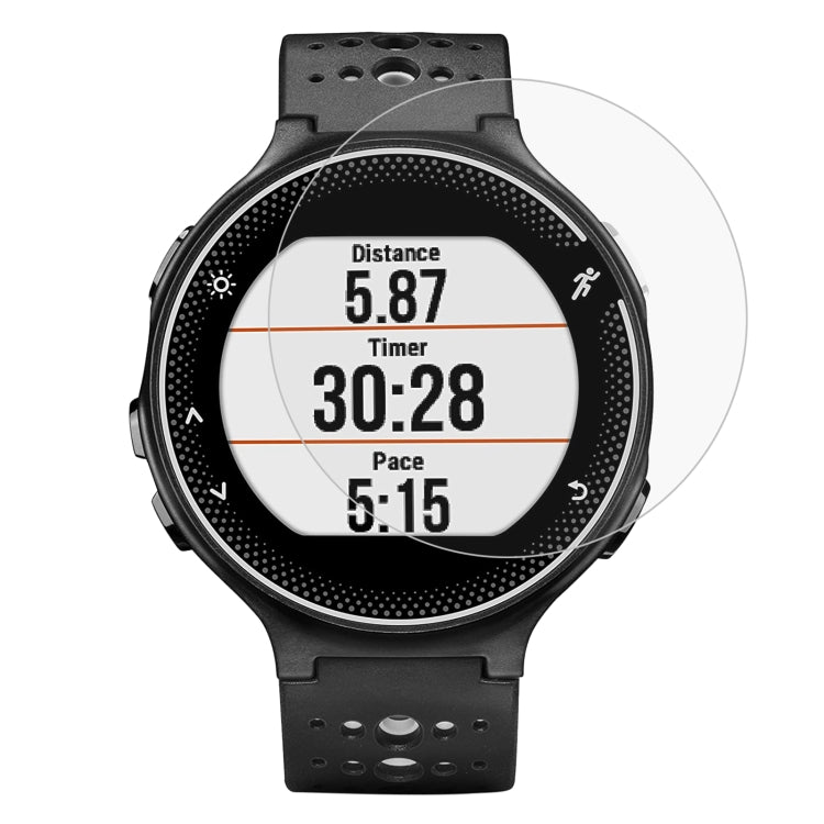 For Garmin Forerunner 235 0.26mm 2.5D 9H Tempered Glass Film Screen Protector - Screen Protector by buy2fix | Online Shopping UK | buy2fix