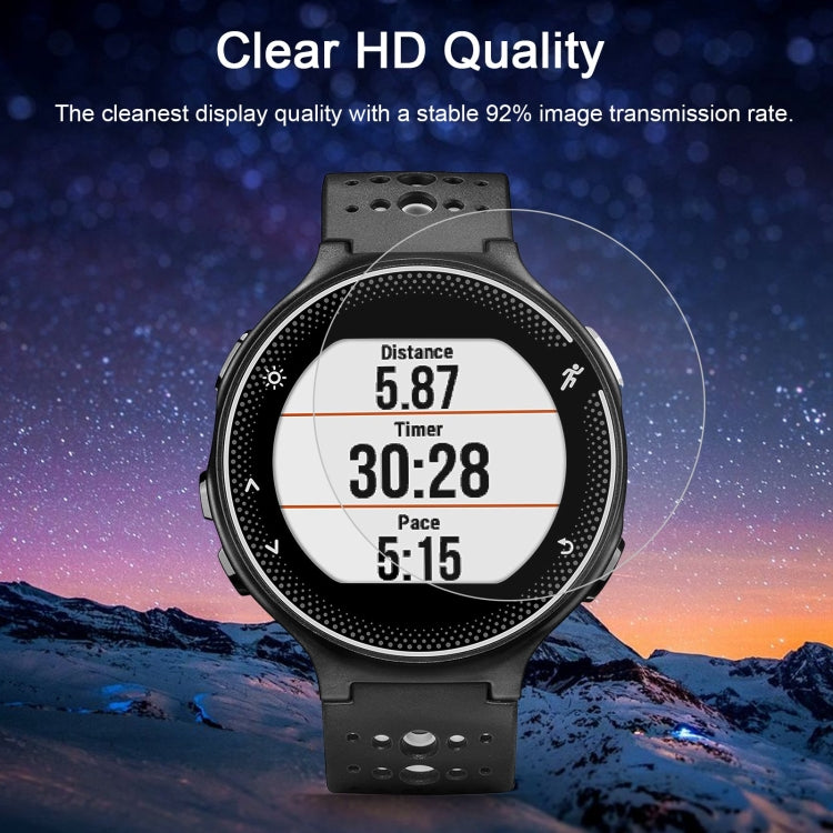 For Garmin Forerunner 235 0.26mm 2.5D 9H Tempered Glass Film Screen Protector - Screen Protector by buy2fix | Online Shopping UK | buy2fix