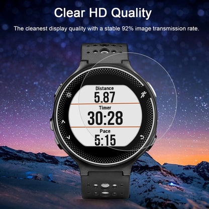 For Garmin Forerunner 235 0.26mm 2.5D 9H Tempered Glass Film Screen Protector - Screen Protector by buy2fix | Online Shopping UK | buy2fix