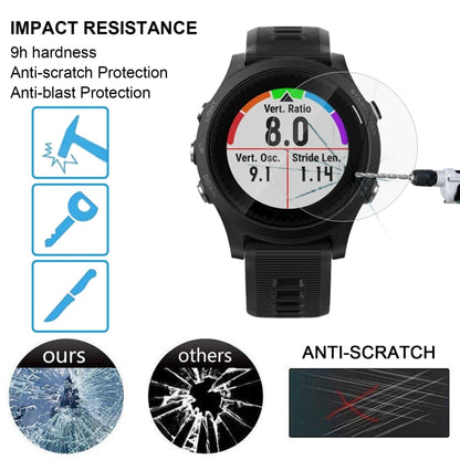 For Garmin Forerunner 635 0.26mm 2.5D 9H Tempered Glass Film Screen Protector - Screen Protector by buy2fix | Online Shopping UK | buy2fix