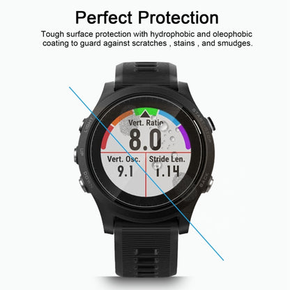 For Garmin Forerunner 635 0.26mm 2.5D 9H Tempered Glass Film Screen Protector - Screen Protector by buy2fix | Online Shopping UK | buy2fix