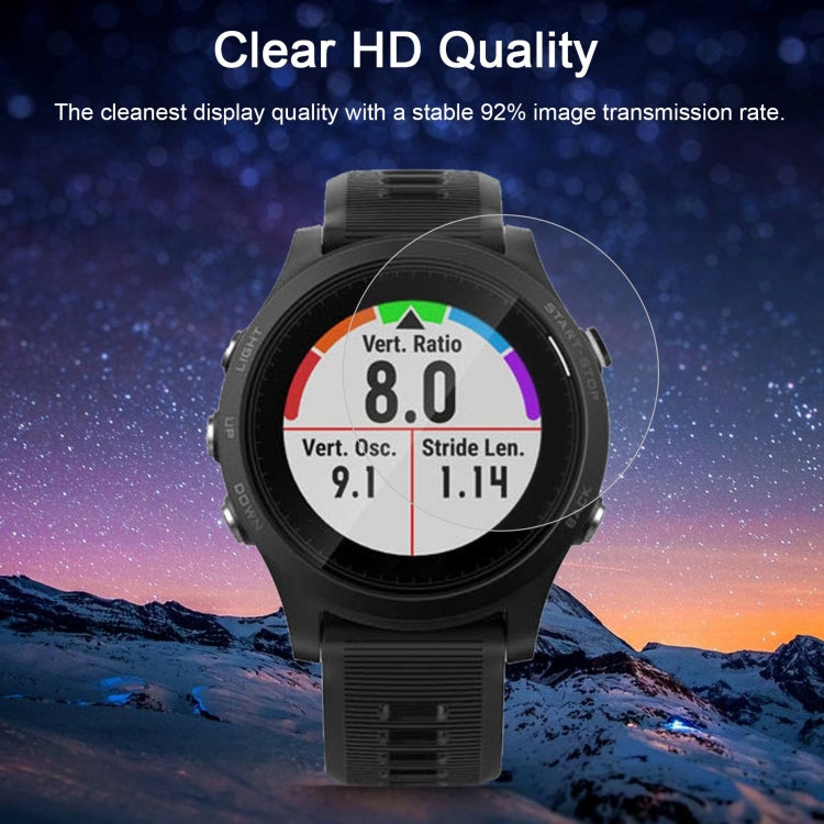 For Garmin Forerunner 635 0.26mm 2.5D 9H Tempered Glass Film Screen Protector - Screen Protector by buy2fix | Online Shopping UK | buy2fix
