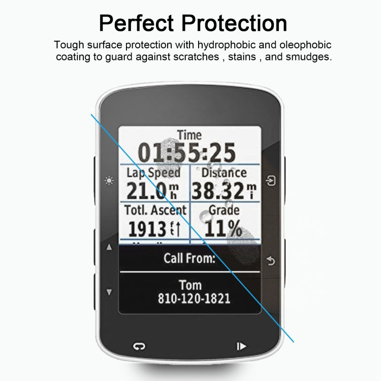 For Garmin Edge 520 0.26mm 2.5D 9H Tempered Glass Film Screen Protector - Screen Protector by buy2fix | Online Shopping UK | buy2fix