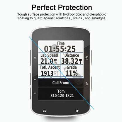 For Garmin Edge 520 0.26mm 2.5D 9H Tempered Glass Film Screen Protector - Screen Protector by buy2fix | Online Shopping UK | buy2fix