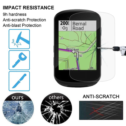 For Garmin Edge 530 0.26mm 2.5D 9H Tempered Glass Film Screen Protector - Screen Protector by buy2fix | Online Shopping UK | buy2fix