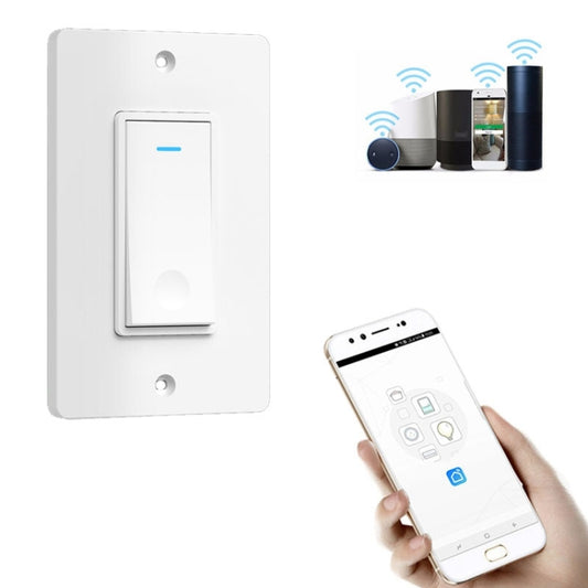120 Type WiFi Smart Wall Touch Switch, US Plug(White) - Smart Switch by buy2fix | Online Shopping UK | buy2fix