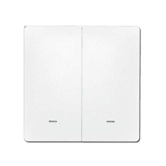 2 Buttons Intelligent Switch Smart Wall Switch (White) - Smart Switch by buy2fix | Online Shopping UK | buy2fix