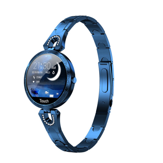 AK15 Fashion Smart Female Bracelet, 1.08 inch Color LCD Screen, IP67 Waterproof, Support Heart Rate Monitoring / Sleep Monitoring / Remote Photography (Blue) - Smart Wristbands by buy2fix | Online Shopping UK | buy2fix