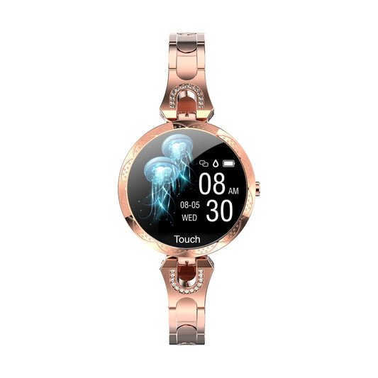 AK15 Fashion Smart Female Bracelet, 1.08 inch Color LCD Screen, IP67 Waterproof, Support Heart Rate Monitoring / Sleep Monitoring / Remote Photography (Rose Gold) - Smart Wristbands by buy2fix | Online Shopping UK | buy2fix