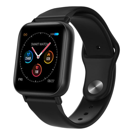 Q10 Fashion Smart Sports Watch, 1.3 inch TFT Screen, IP67 Waterproof, Support Heart Rate / Blood Pressure Monitoring / Sleep Monitoring / Sedentary Reminder (Black) by buy2fix