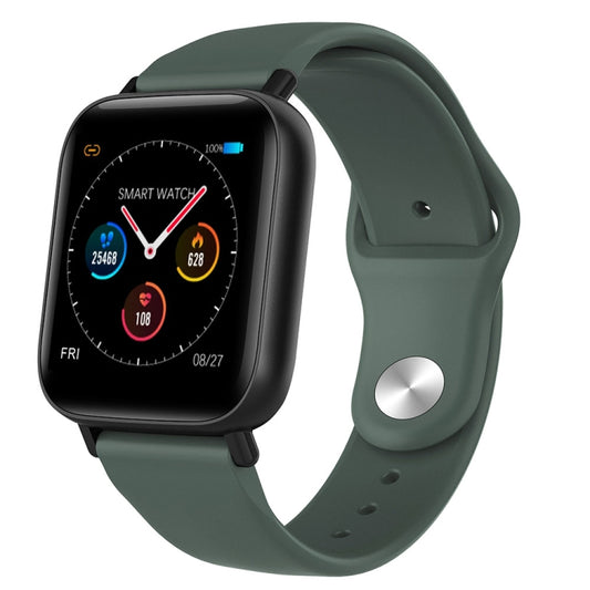 Q10 Fashion Smart Sports Watch, 1.3 inch TFT Screen, IP67 Waterproof, Support Heart Rate / Blood Pressure Monitoring / Sleep Monitoring / Sedentary Reminder (Green) by buy2fix