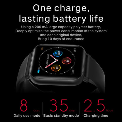 Q10 Fashion Smart Sports Watch, 1.3 inch TFT Screen, IP67 Waterproof, Support Heart Rate / Blood Pressure Monitoring / Sleep Monitoring / Sedentary Reminder (Red) by buy2fix