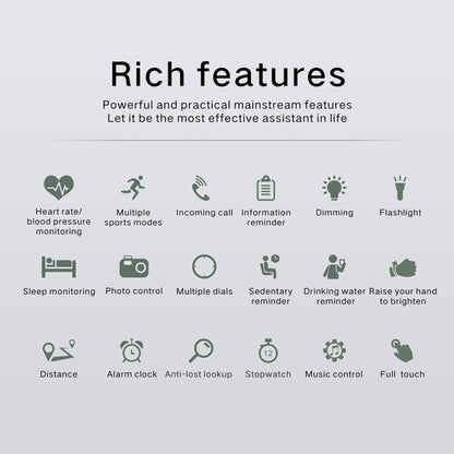 Q10 Fashion Smart Sports Watch, 1.3 inch TFT Screen, IP67 Waterproof, Support Heart Rate / Blood Pressure Monitoring / Sleep Monitoring / Sedentary Reminder (Red) by buy2fix