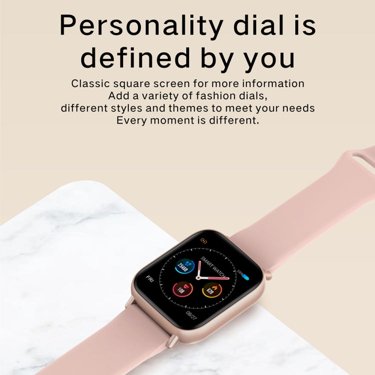 Q10 Fashion Smart Sports Watch, 1.3 inch TFT Screen, IP67 Waterproof, Support Heart Rate / Blood Pressure Monitoring / Sleep Monitoring / Sedentary Reminder (Red) by buy2fix