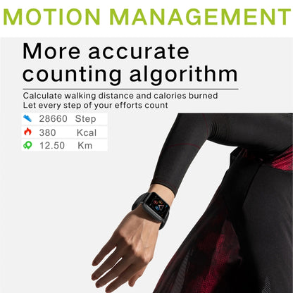 Q10 Fashion Smart Sports Watch, 1.3 inch TFT Screen, IP67 Waterproof, Support Heart Rate / Blood Pressure Monitoring / Sleep Monitoring / Sedentary Reminder (Red) by buy2fix