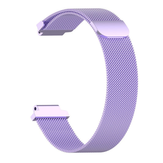 Milanese Watch Band for Garmin Forerunner 235 26cm(Light Purple) - Watch Bands by buy2fix | Online Shopping UK | buy2fix